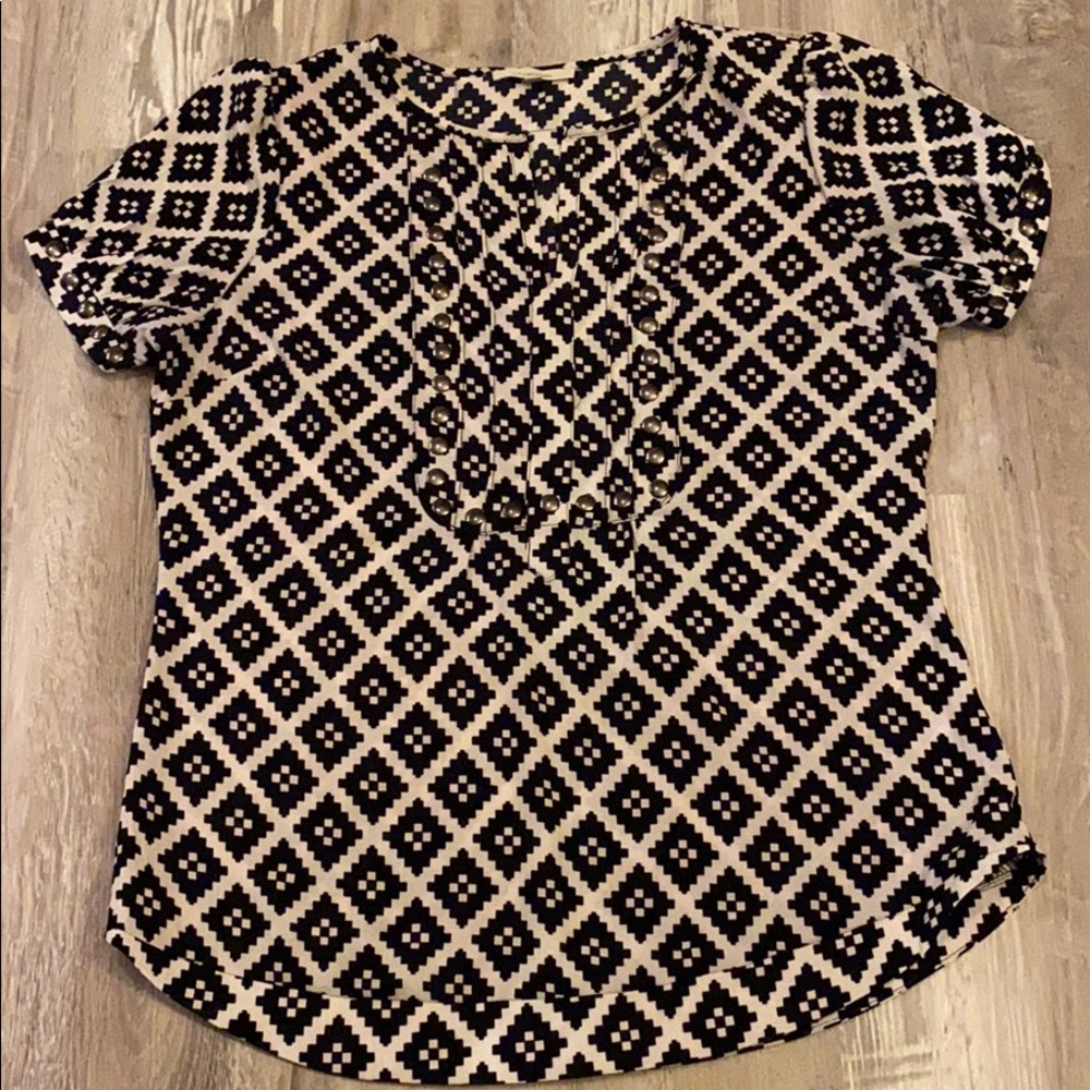 41 Hawthorn Moni Studded Short Sleeved Blouse